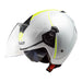 LS2 OF573 Twister II Luna Helmet - White / Silver