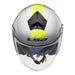 LS2 OF573 Twister II Luna Helmet - White / Silver