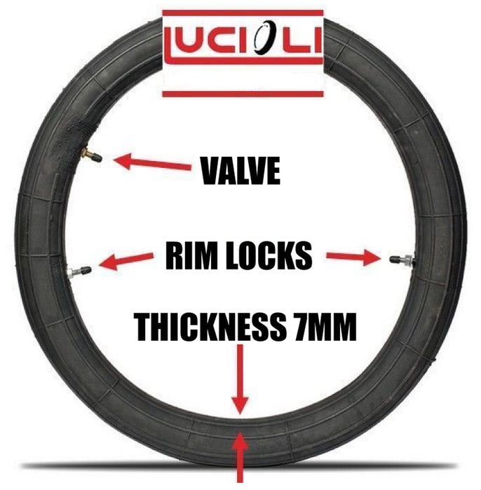 Lucioli Enduro 7mm Heavy Duty Inner Tube 18"