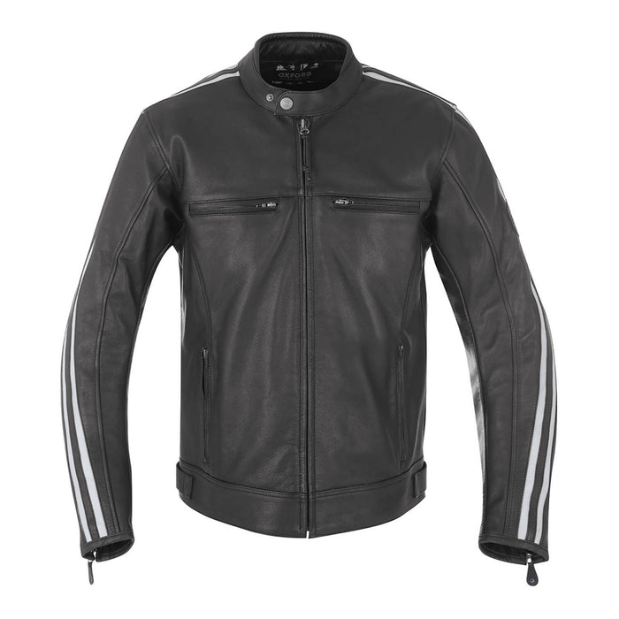Oxford Bladon Leather Jacket - Black