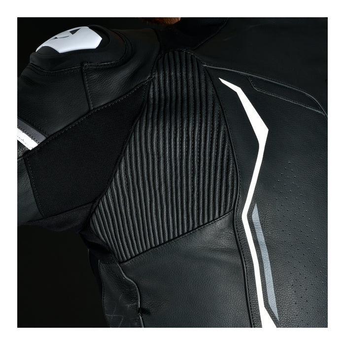 Oxford Nexus 1.0 Leather MS Jacket - Stealth Black