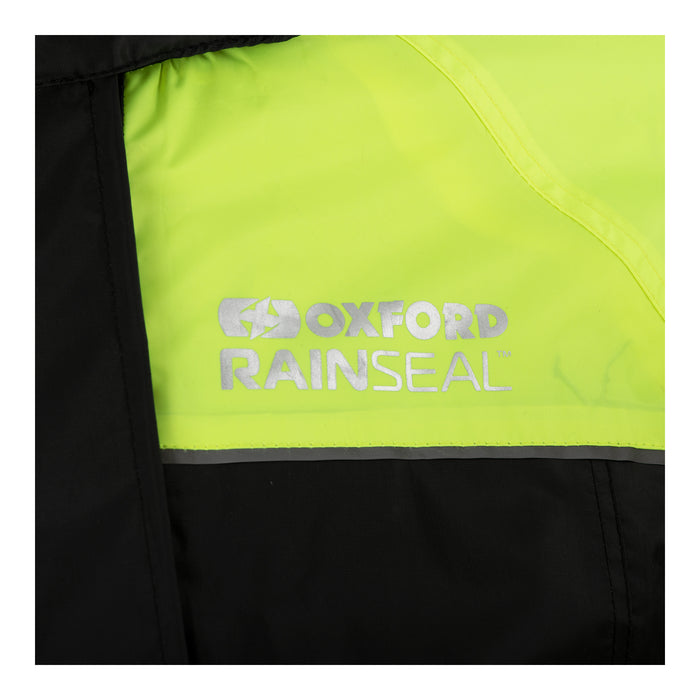 Oxford Rainseal Over Jacket - Black / Fluro