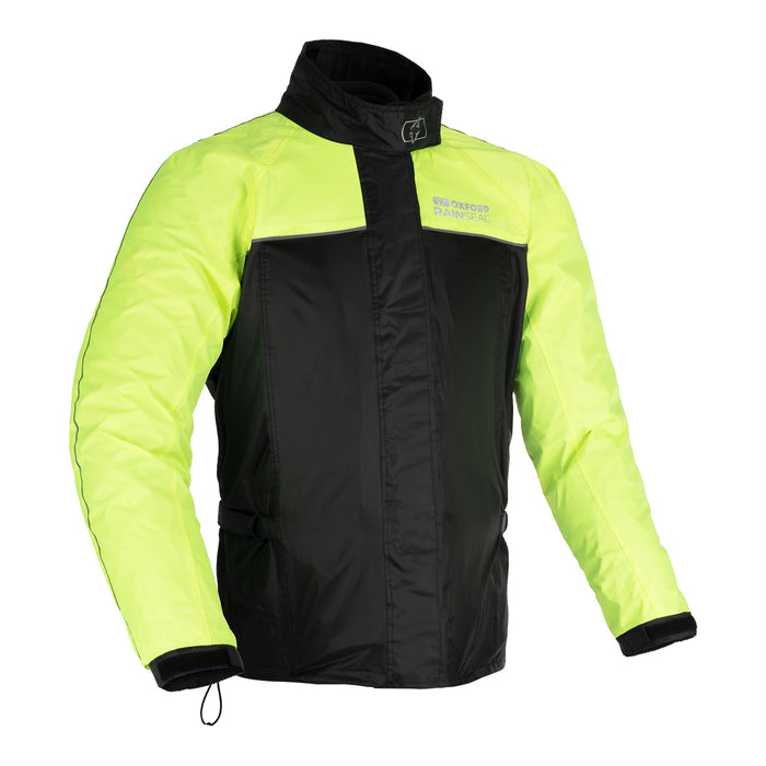 Oxford Rainseal Over Jacket - Black / Fluro