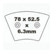 Premier Brake Pads - P Organic Standard