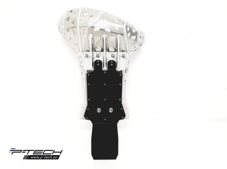 Skid plate with exhaust guard  for KTM SX/ EXC/XC-W, Husqvarna TE/TX/TC 250, 300 2024-2025