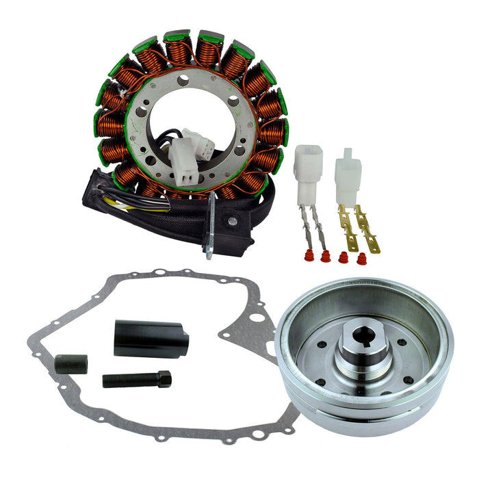 Improved Flywheel + Puller + Stator + Gasket – Suzuki LTF400 (RM2302)