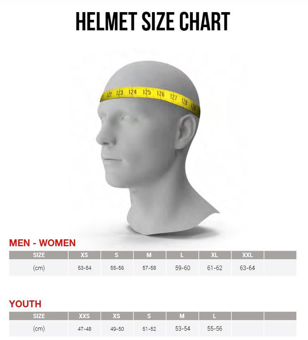 RXT A717C Bones Kids Helmet - Red/White XS