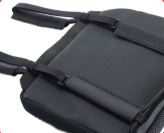 TRAVELLER PILLION cushion, Black, 22 x 30 cm, with polyurethane air cushion