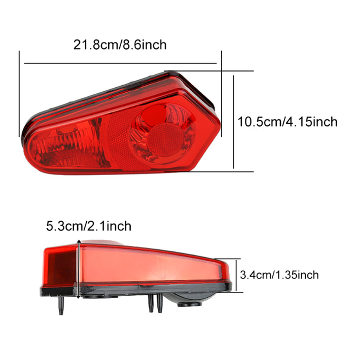 Whites Tail Light Lens Only Polaris