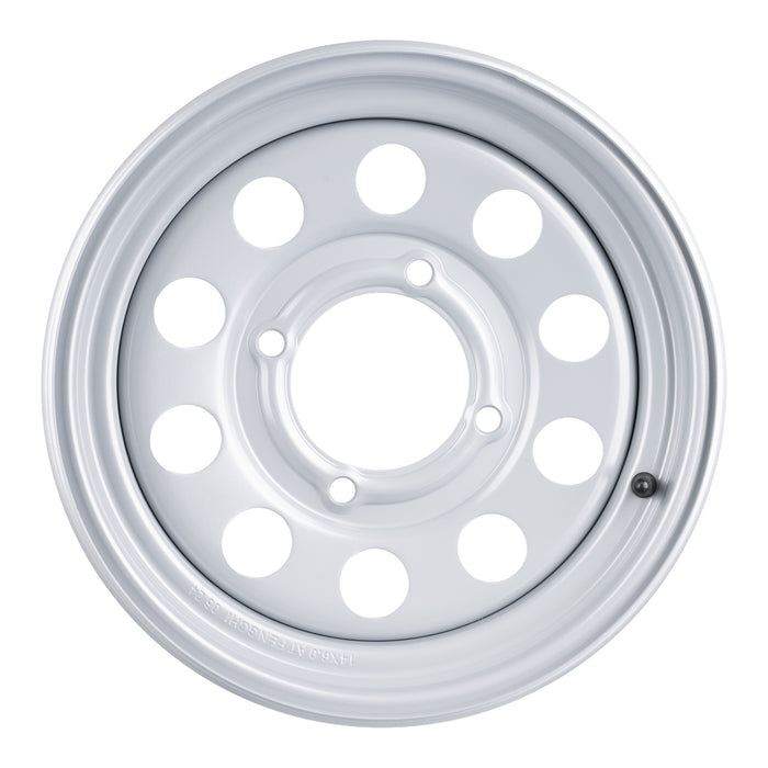 Whites ATV/UTV Steel Rim 14x6 Can-Am Front 4/137 +13 - Silver