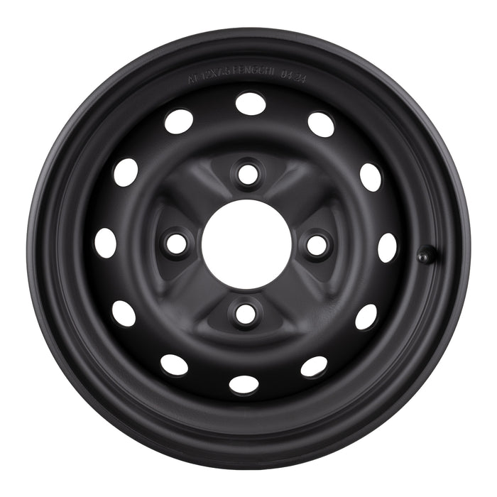 Whites ATV/UTV Steel Rim 12x7.5 CF-Moto Rear 4/110 +46.5 - Black