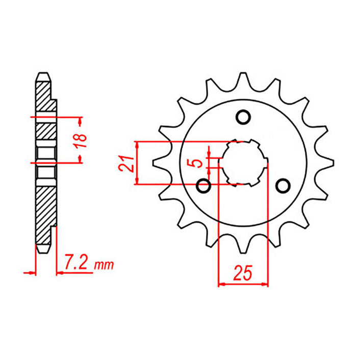 XAM Sprocket Kit Suzuki DR650 '96-'16 X-Ring 520 Conv.15/41