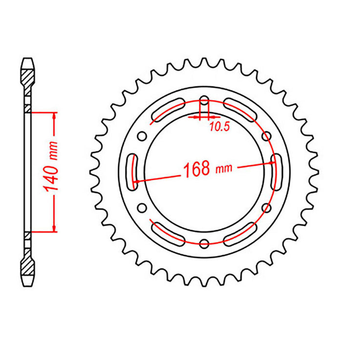 XAM Sprocket Kit BMW F800GS Adventure '13-'18 - 525AX 16/42