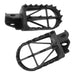 Zeta Wide Foot Pegs - Kawasaki KLX150 / Suzuki DR350