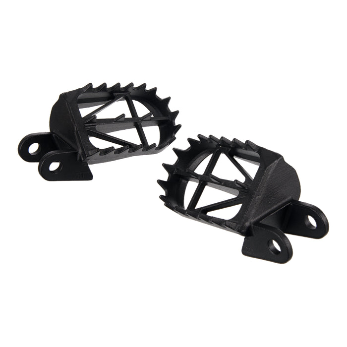 Zeta Wide Chromoly Mid Foot Pegs - Kawasaki KLX250 / KLX300 / D-Tracker