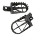 Zeta Wide Chromoly Mid Foot Pegs - Honda CRF125F