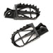Zeta Wide Chromoly Mid Foot Pegs - Kawasaki KLX230