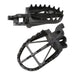 Zeta Wide Chromoly Ultra-Wide Foot Pegs - Kawasaki KX250F / KX450F ('09-)