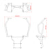 Zeta Pipe Tank Guard- Honda CRF250 Rally/S '21-