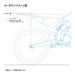 Zeta Rear Suspension Lowering Kit - Showa / KYB / WP 50F -40mm - Titanium