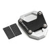Zeta Side Stand Extender - Black / Silver - Honda CRF1100L Africa Twin ('20-)