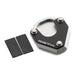 Zeta Side Stand Extender - Black / Silver - Suzuki DR-Z400S / DR-Z400SM ('00-)