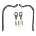 Zeta Armour Handguards Bent for 28.6mm Handlebars - Titanium