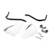 Zeta Armour XC-Pro Handguard Kit for 28.6mm Handlebars with U-Clamp - Black / Wh