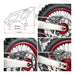 Zeta Heel Guard- Honda CRF450L '19-, CRF450RL '21- - Black