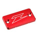 Zeta Front Brake Reservoir Cover - Suzuki RM / RM-Z, Yamaha YZ / YZF (-'07), Kaw