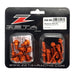 Zeta Aluminium Plastic Bolt Set - KTM SX / SX-F ('19-) - Orange