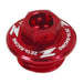 Zeta Oil Filler Plug - Honda CR / CRF, Yamaha YZ / YZF / WRF, Kawasaki KLX - Red