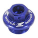 Zeta Oil Filler Plug - Honda CR / CRF, Yamaha YZ / YZF / WRF, Kawasaki KLX - Blu