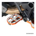 Zeta Adventure Foot Pegs - KTM - Orange