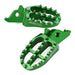 Zeta Aluminium Foot Pegs - Kawasaki KX250/450F ‘09-’26 - Green