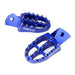 Zeta Yamaha WR250R/X ‘07-’20 Blue Aluminium Foot Pegs
