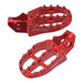 Zeta Aluminium Foot Pegs - GasGas MC / EC - Red