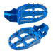 Zeta Aluminium Foot Pegs - Husqvarna MX / Enduro ('16-) - Blue
