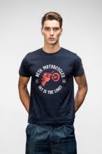 PADDOCK T-SHIRT 'SKY IS THE LIMIT'BLUE SIZE L