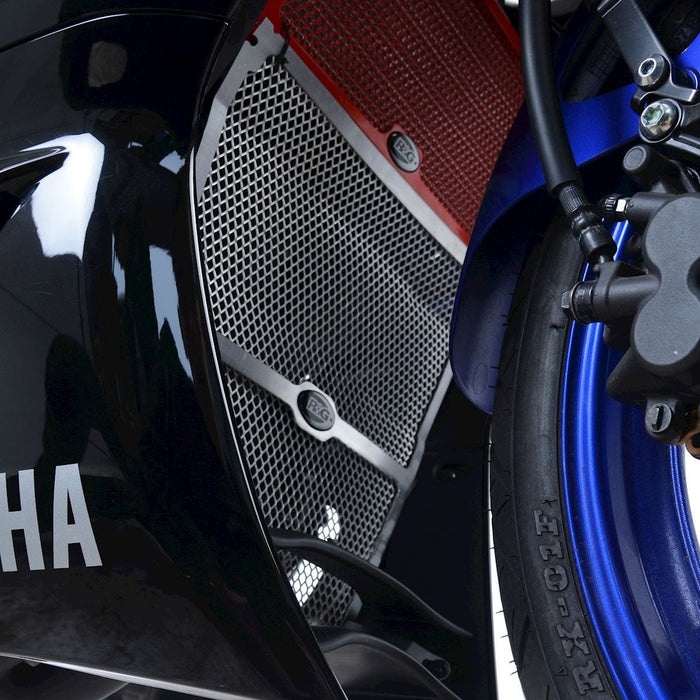 Downpipe Grille, BLACK, Yamaha YZF-R25 '19- / R3 '19-