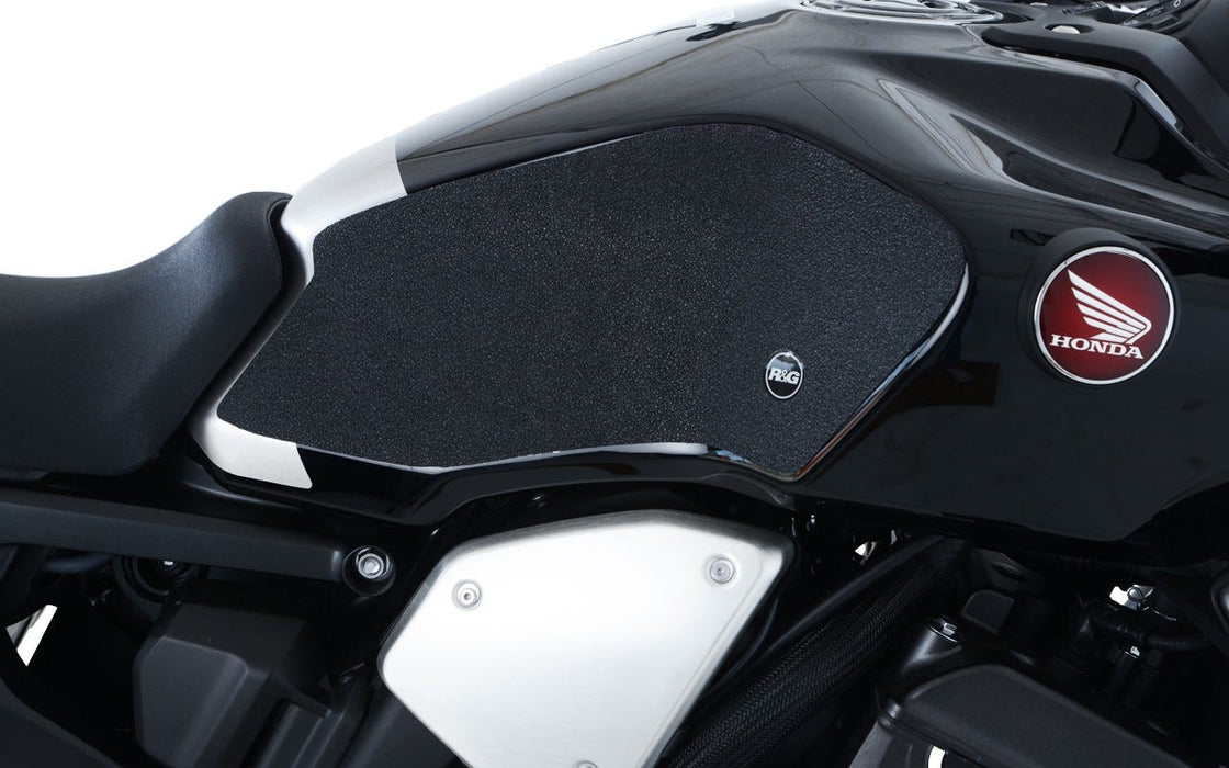 R&G TANK TRACTION GRIPS FOR HON CB1000R '18- CLEAR