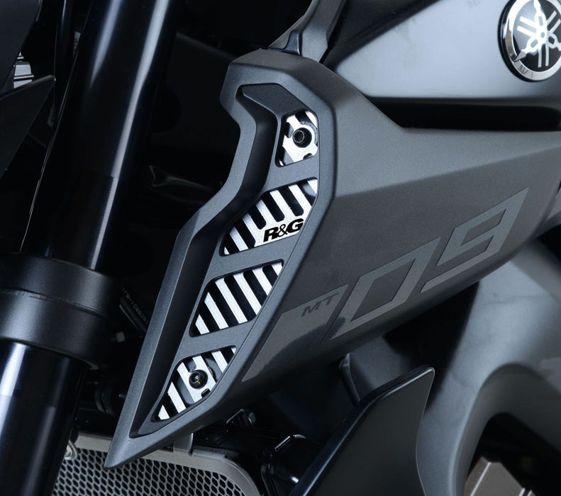 Air Intake Covers, Yamaha MT-09 '17- (pair, stainless steel)