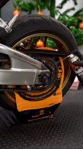 Paraspruzzi Per Catene Moto Tru Tension - Vaschetta Per Lubrificante A Cera - Riduce Lo Sporco