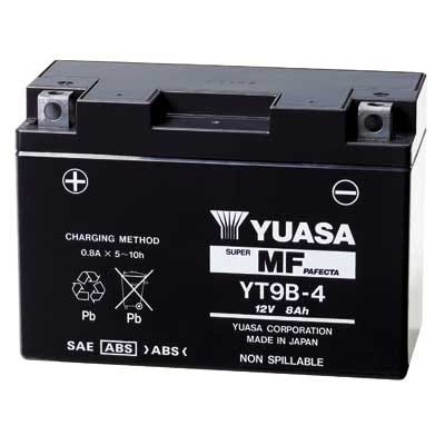 YUASA SUPER MF BATTERY (YT9B-BS) YT9B-4