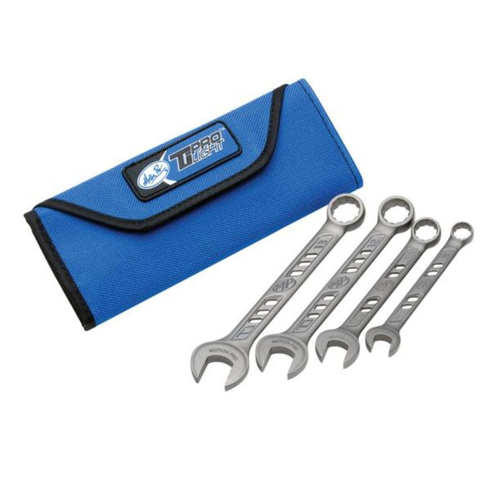 TiProlight Titanium 4 Pc Wrench Set, 8,10,12 & 13mm