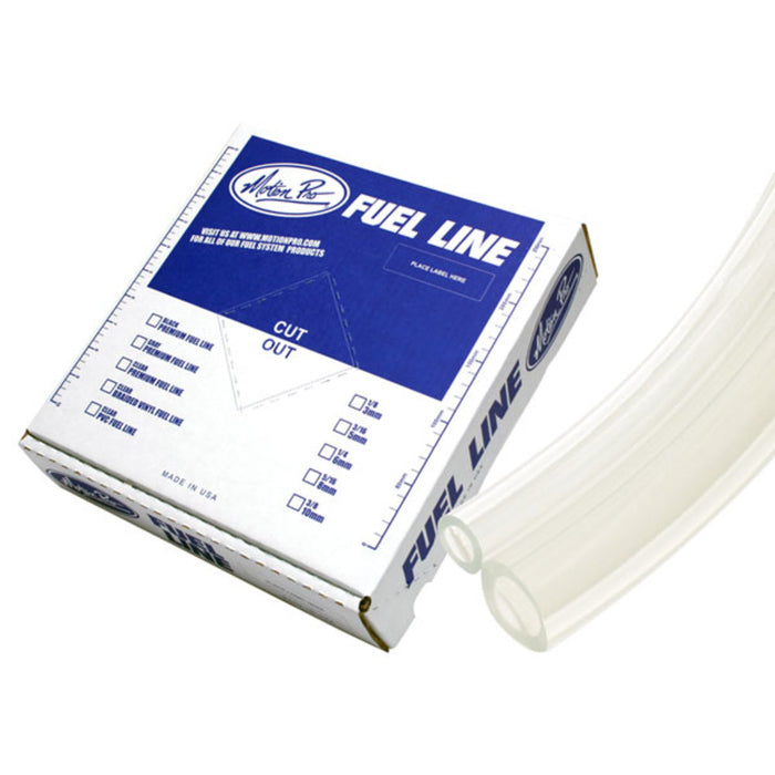 Motion Pro Premium Fuel Line, Clear 3/16" ID X 25ft