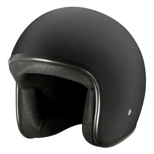 M2R 225 Helmet Flat Black No Peak/ M