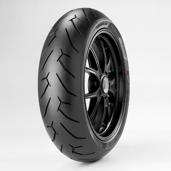 Pirelli MC Diablo Rosso II Motorcycle Rear Tyre  - 200/50ZR-17 TL 75W