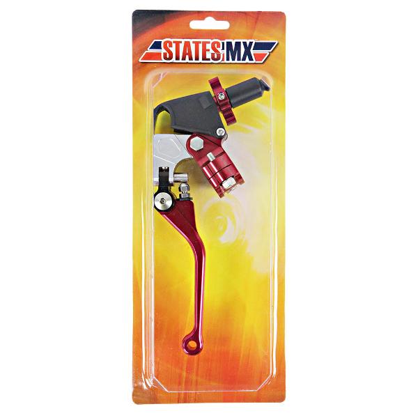 STATES MX Lever And Perch Fold/ Flex Universal Red