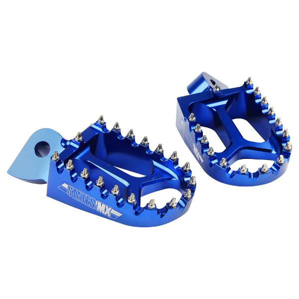 STATES MX Footpegs Yamaha Blue